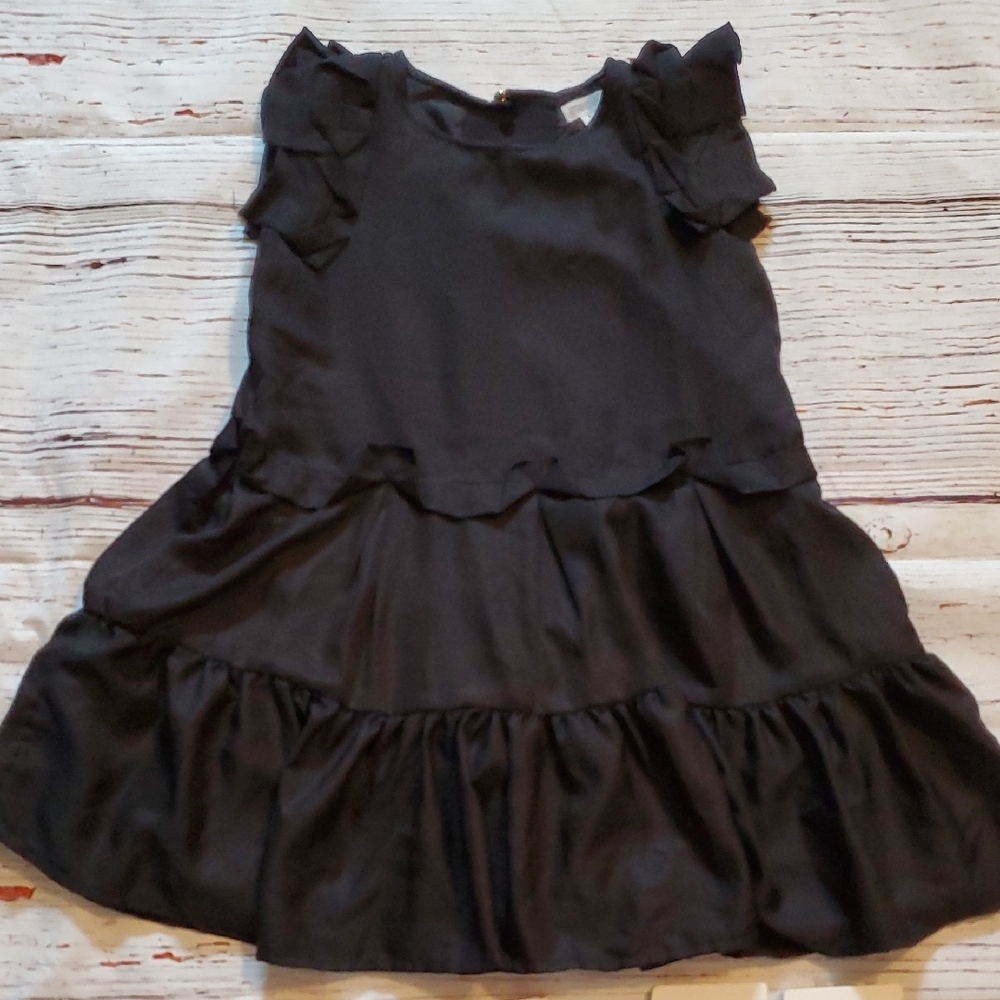 Gymboree Black Tiered Ruffled Sundress ๐ฉ๐ค